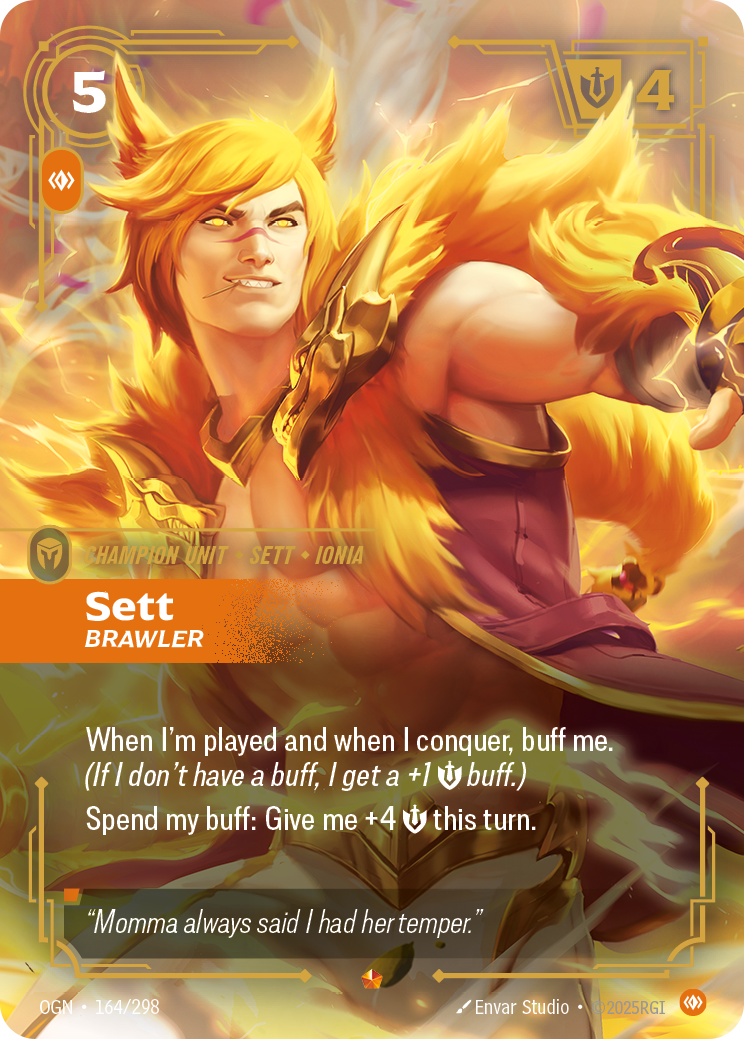 Sett, Brawler – OGN-164/298 – Epic