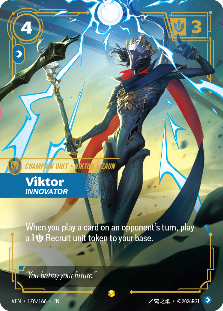 Viktor, Innovator – VEN-176/166 – Rare