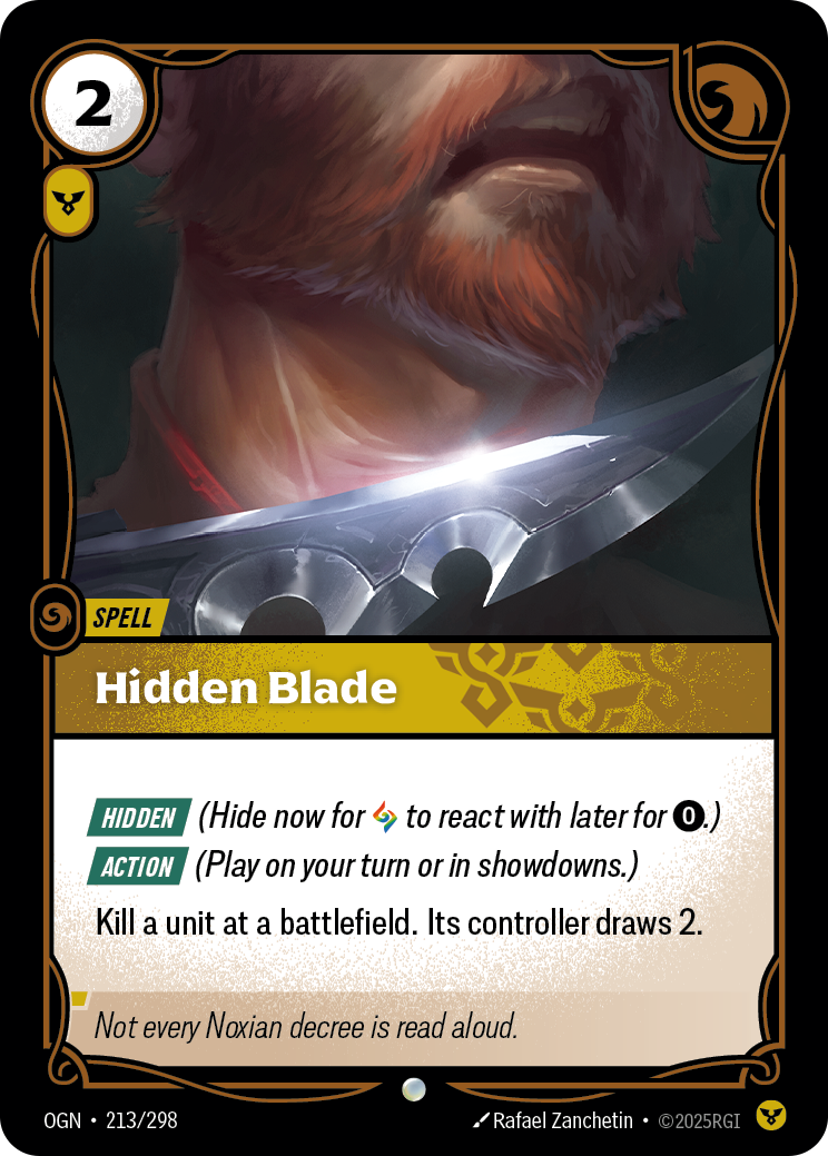 Hidden Blade – OGN-213/298 – Common