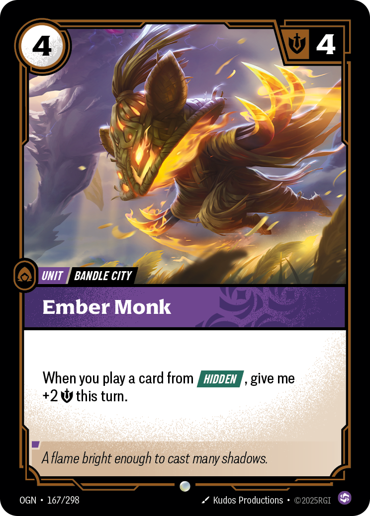 Ember Monk – OGN-167/298 – Common
