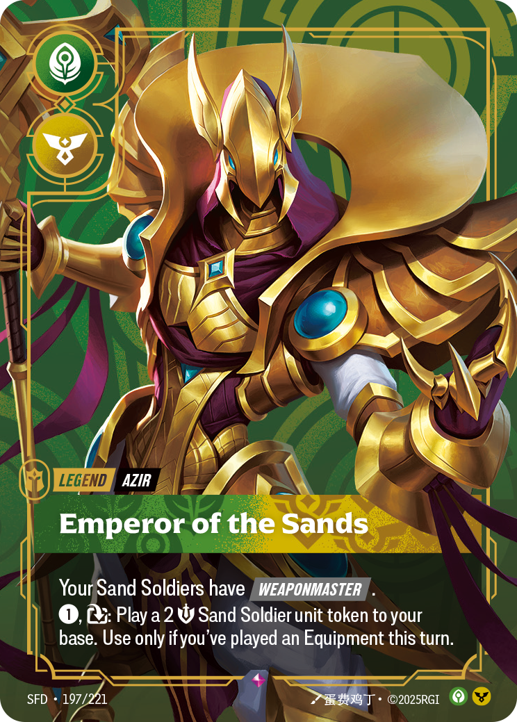 Emperor of the Sands – SFD-197/221 – Rare