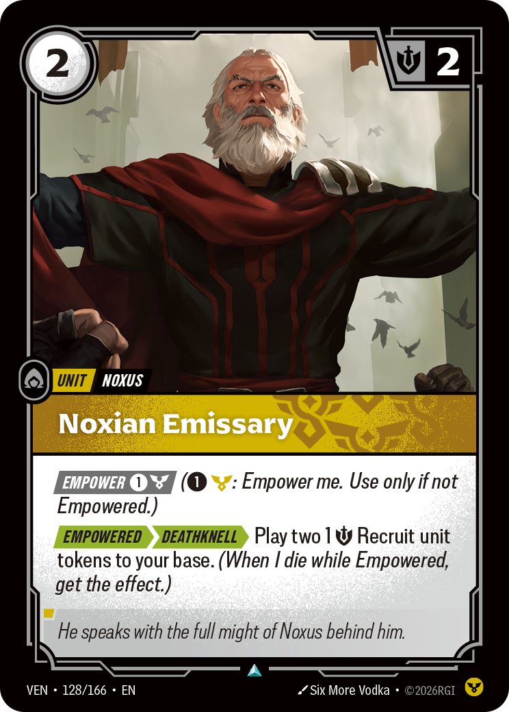 Noxian Emissary – VEN-128/166 – Uncommon