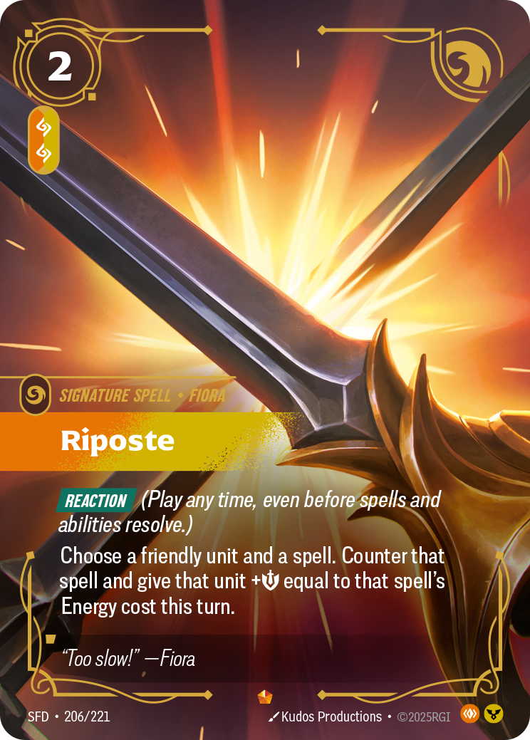 Riposte – SFD-206/221 – Epic