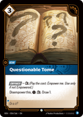 Questionable Tome – VEN-054/166 – Common