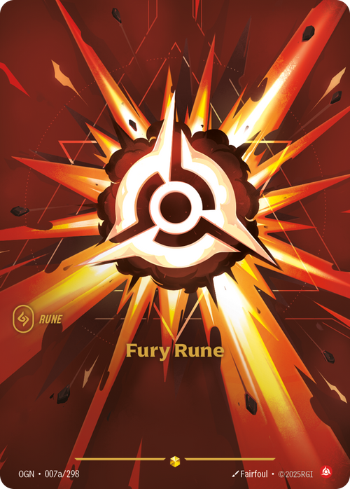 Fury Rune – OGN-007a/298 – Showcase
