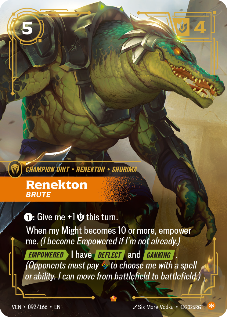 Renekton, Brute – VEN-092/166 – Epic