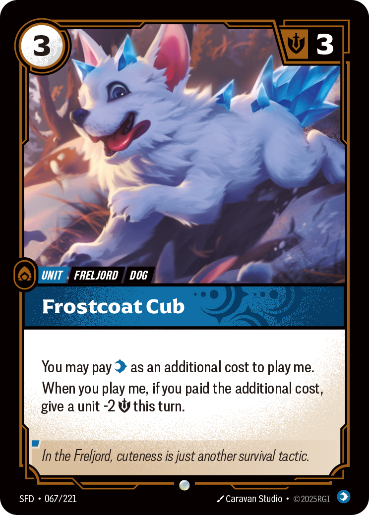 Frostcoat Cub – SFD-067/221 – Common