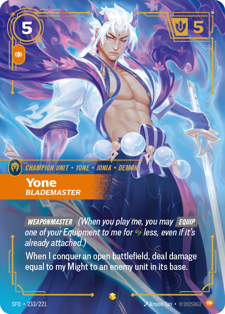 Yone, Blademaster – SFD-233/221 – OVN