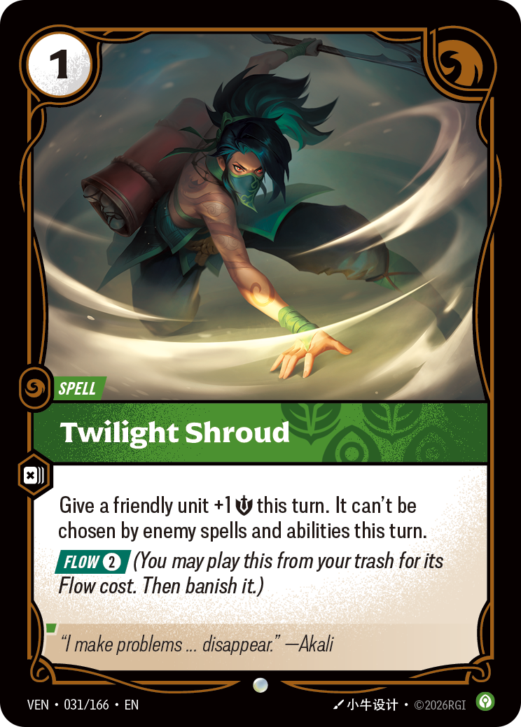 Twilight Shroud – VEN-031/166 – Common
