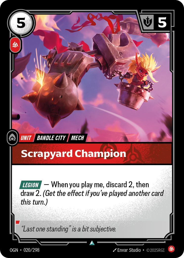 Scrapyard Champion – OGN-020/298 – Uncommon