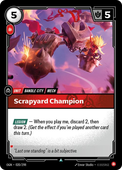Scrapyard Champion – OGN-020/298 – Uncommon