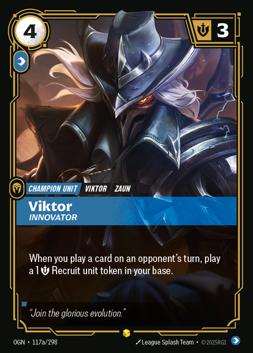 Viktor, Innovator – OGN-117a/298 – Showcase