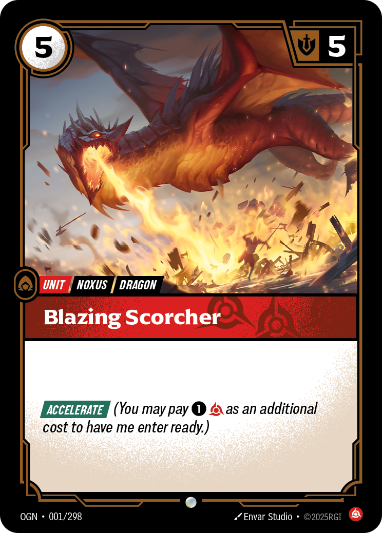 Blazing Scorcher – OGN-001/298 – Common