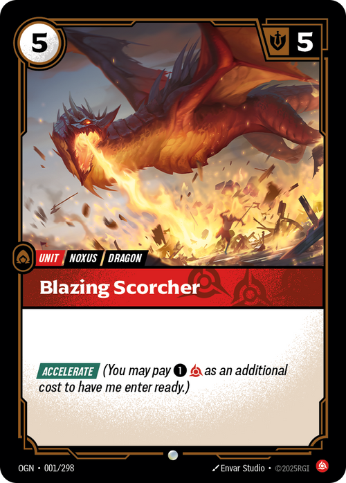Blazing Scorcher – OGN-001/298 – Common