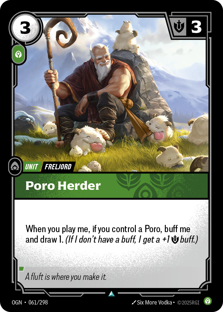 Poro Herder – OGN-061/298 – Uncommon