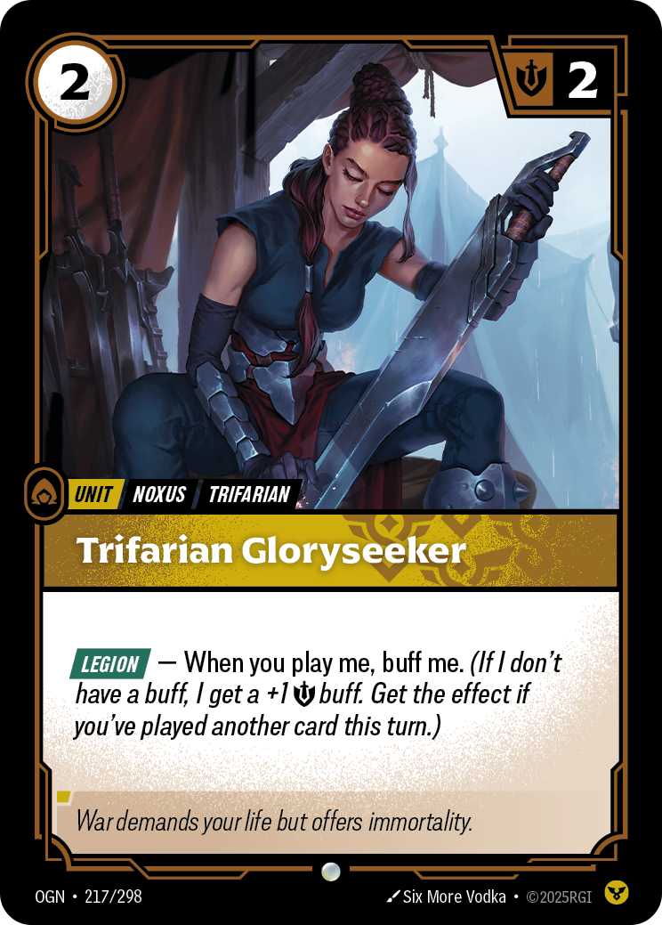 Trifarian Gloryseeker – OGN-217/298 – Common