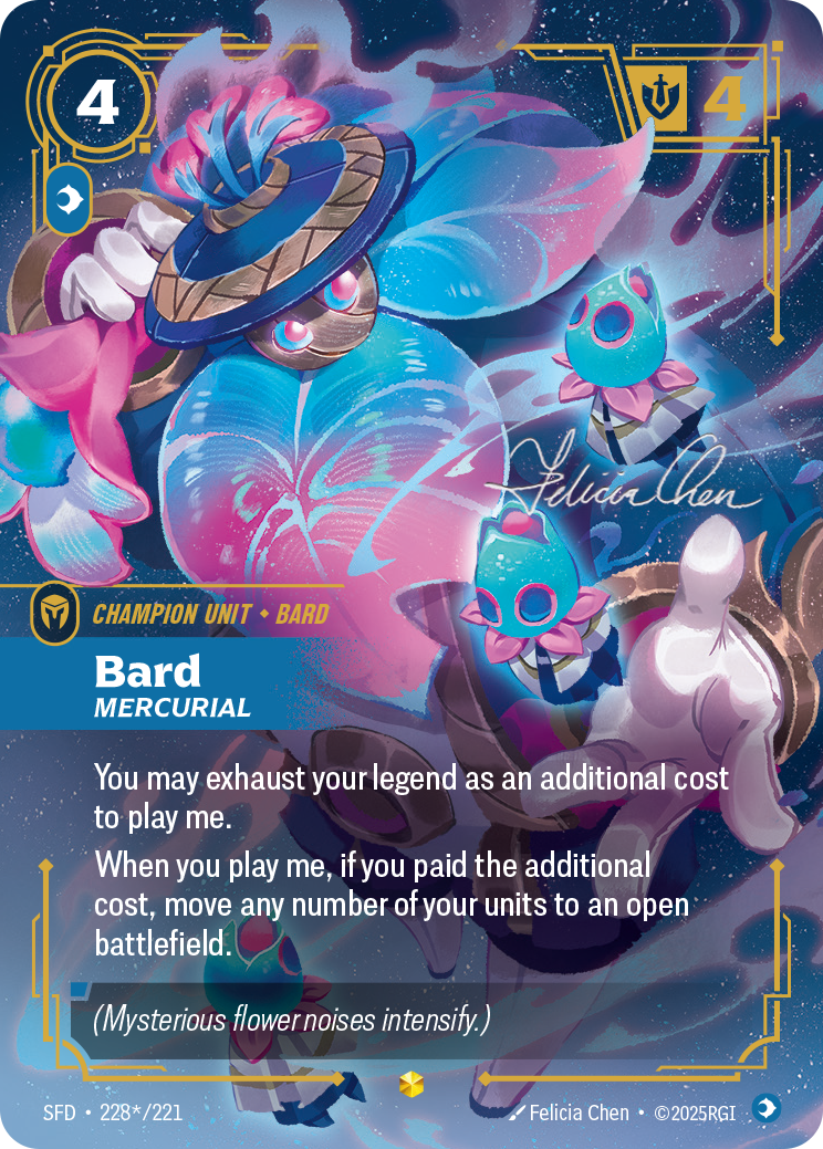 Bard, Mercurial – SFD-228*/221 – OVN Signature