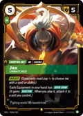 Jax, Unmatched – SFD-054a/221 – Showcase