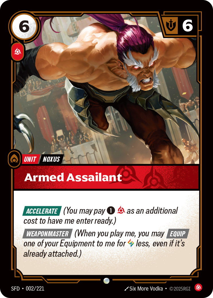 Armed Assailant – SFD-002/221 – Common