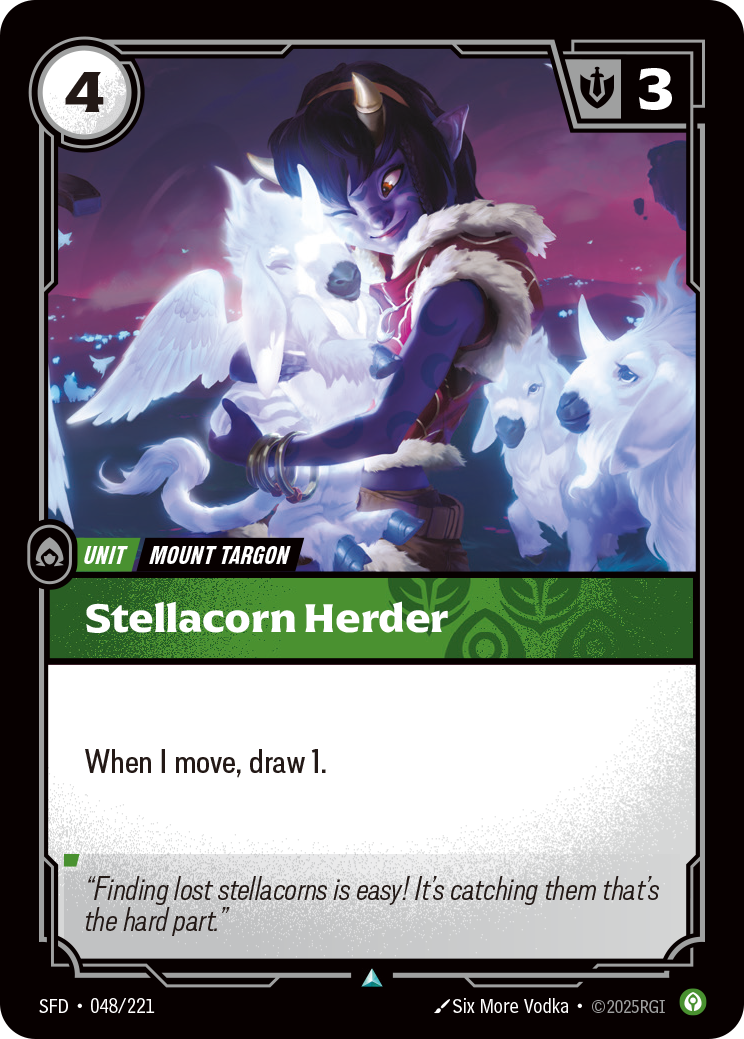 Stellacorn Herder – SFD-048/221 – Uncommon