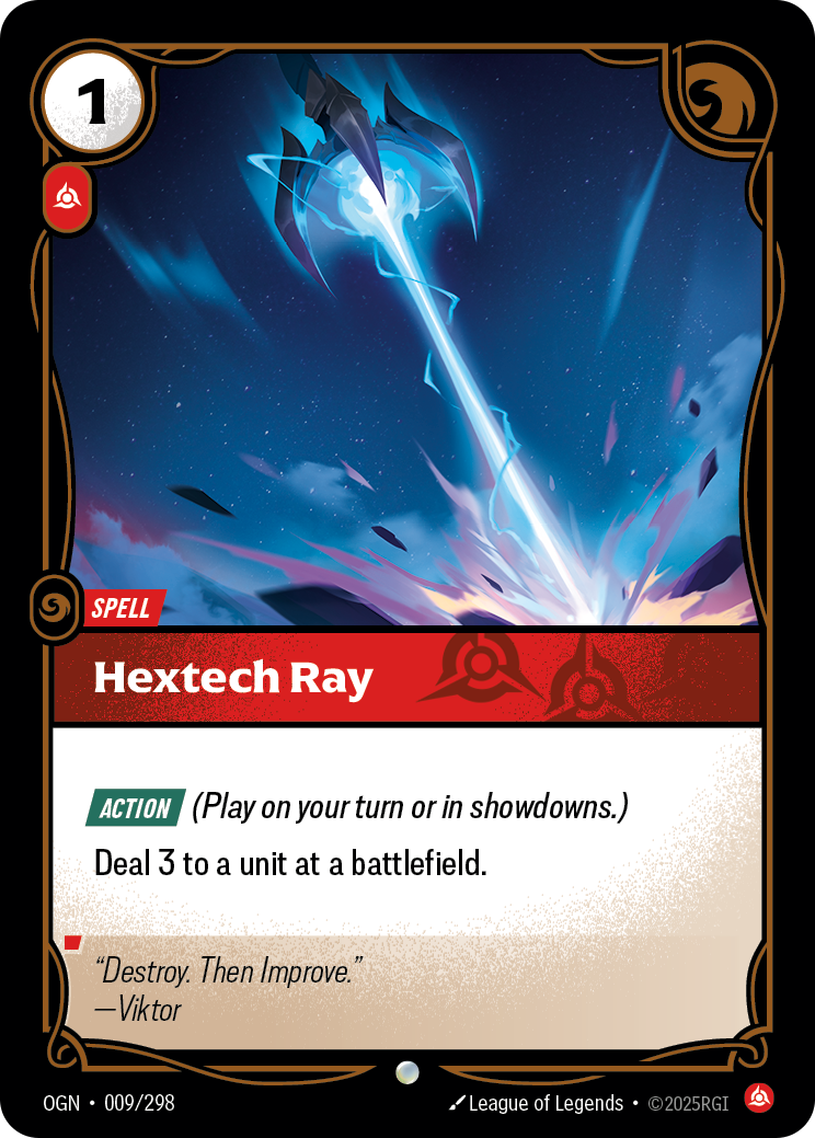 Hextech Ray – OGN-009/298 – Common