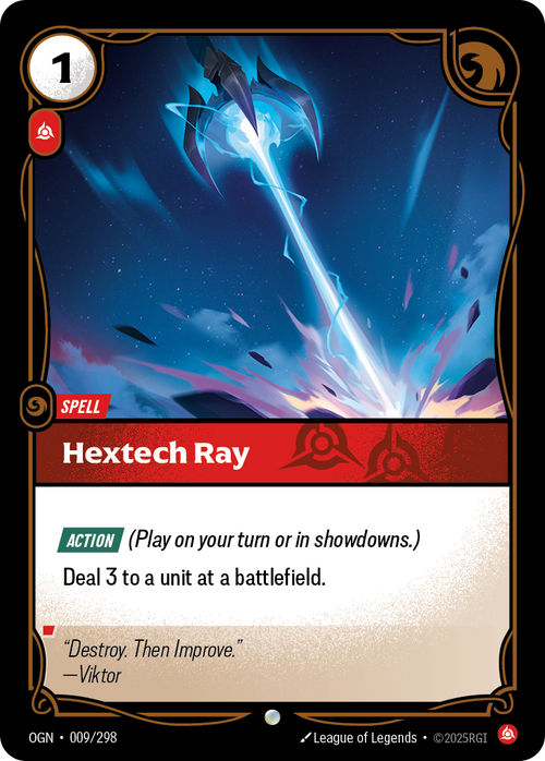 Hextech Ray – OGN-009/298 – Common