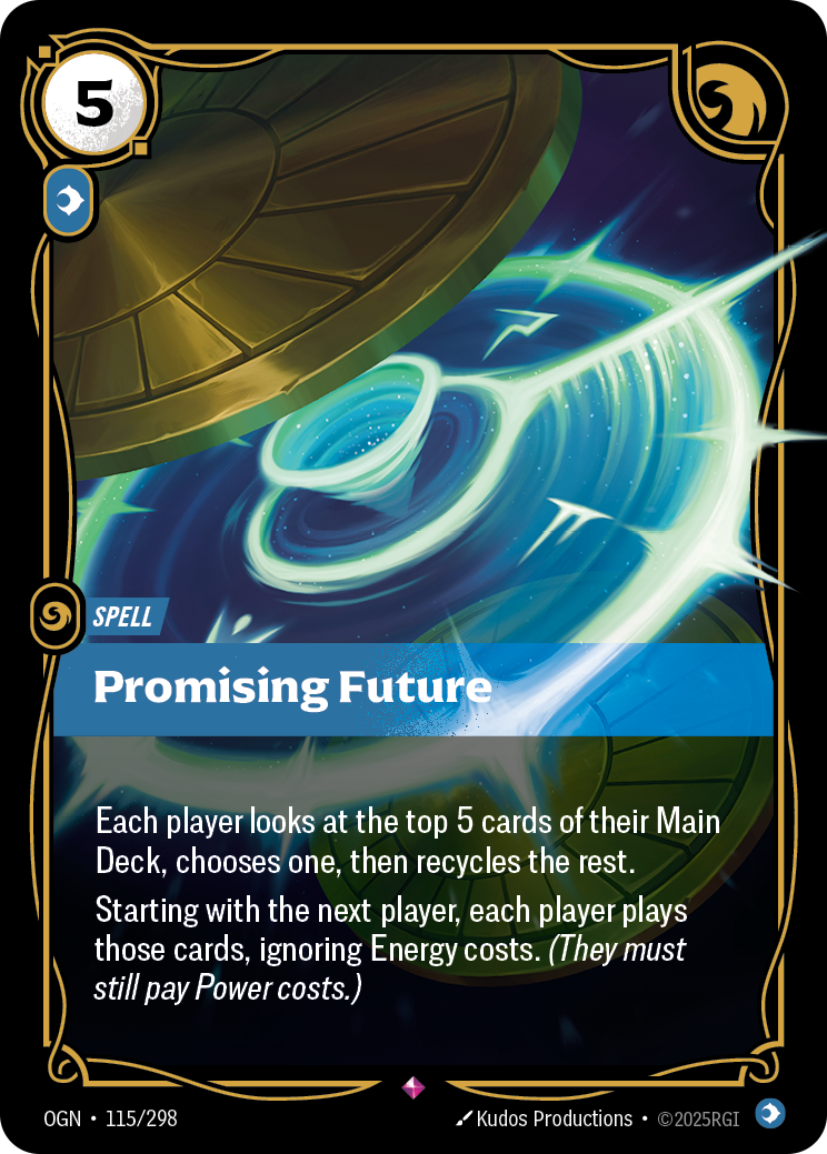 Promising Future – OGN-115/298 – Rare