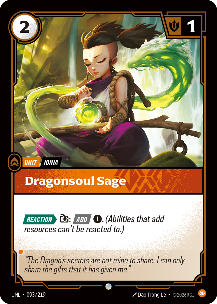 Dragonsoul Sage – UNL-093/219 – Common