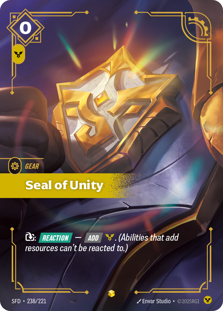 Seal of Unity – SFD-238/221 – OVN