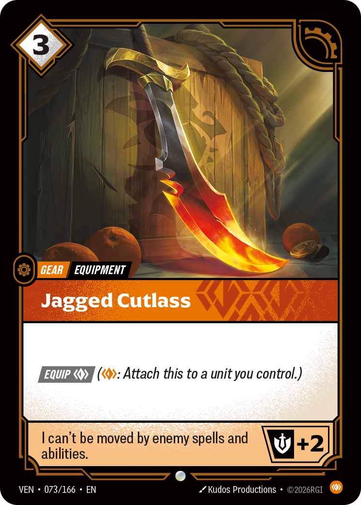 Jagged Cutlass – VEN-073/166 – Common