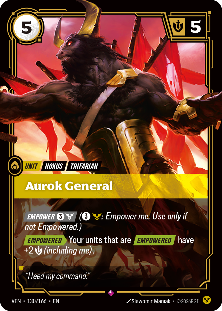 Aurok General – VEN-130/166 – Rare