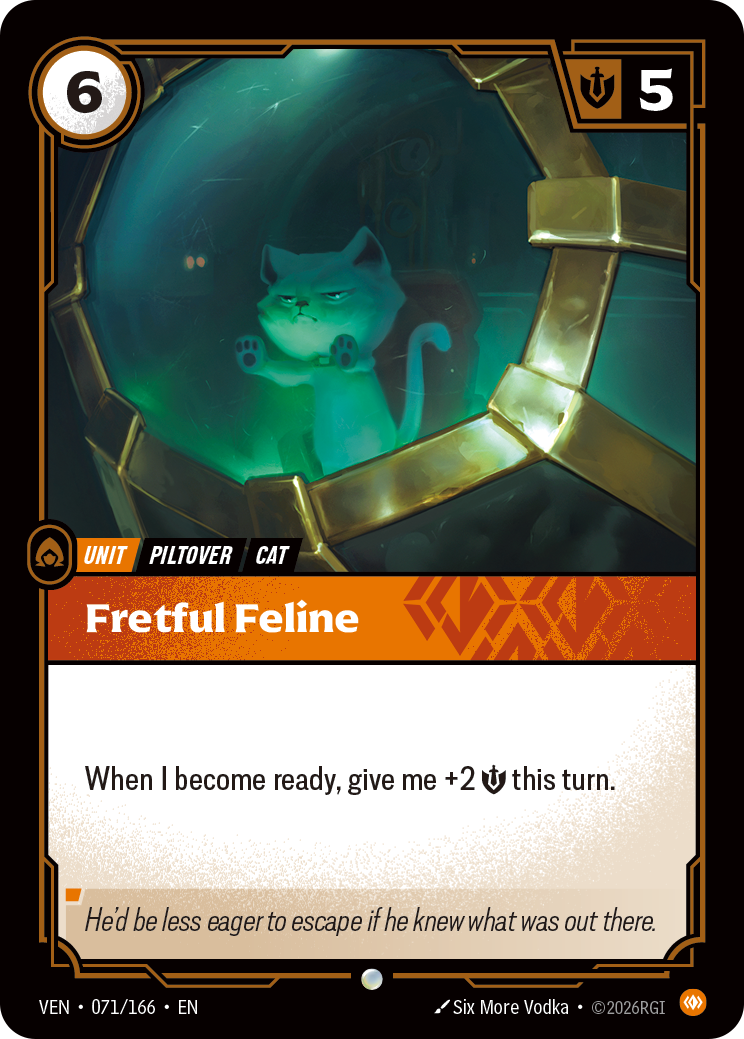 Fretful Feline – VEN-071/166 – Common