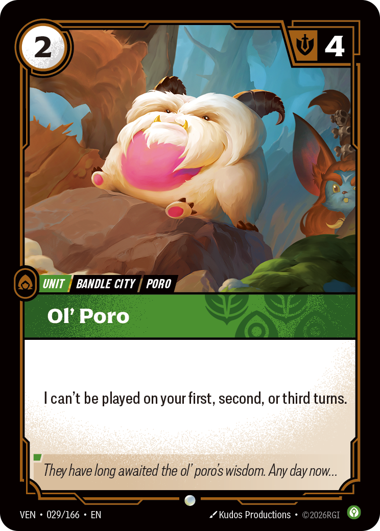 Ol' Poro – VEN-029/166 – Common
