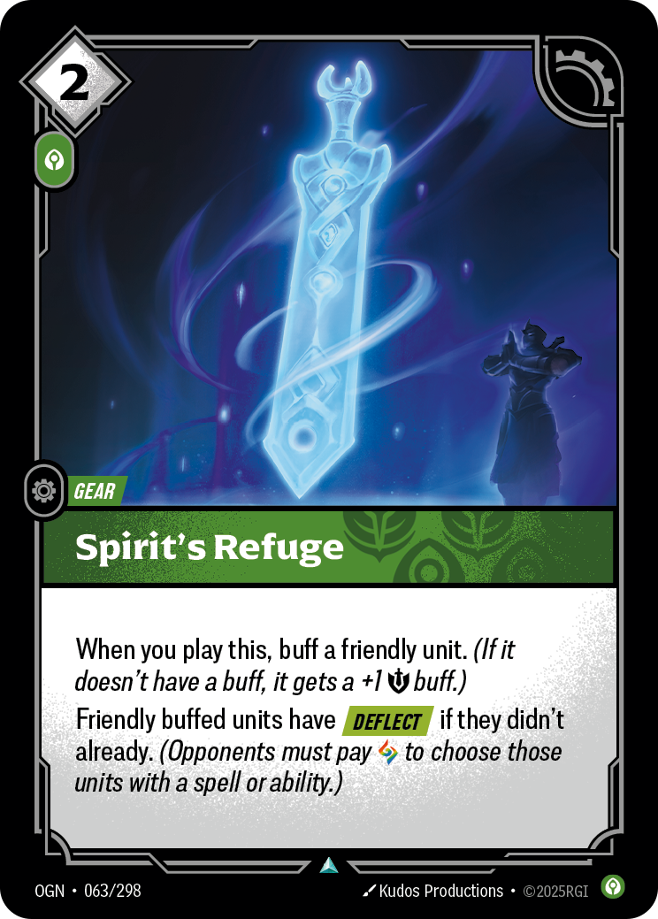 Spirit's Refuge – OGN-063/298 – Uncommon