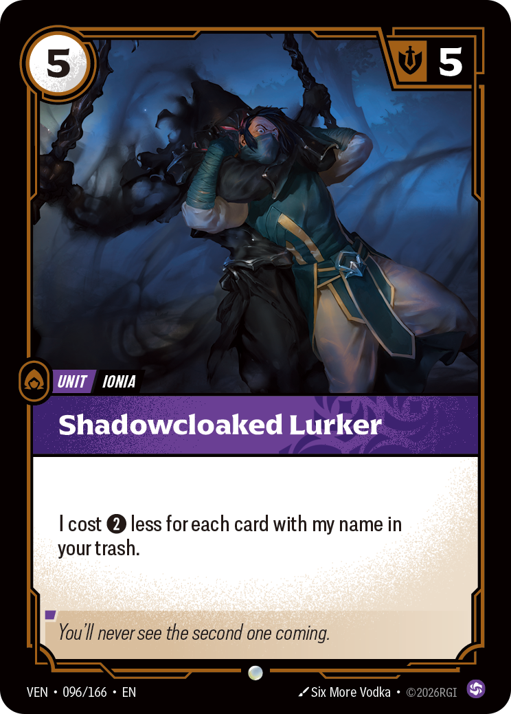 Shadowblade Lurker – VEN-096/166 – Common
