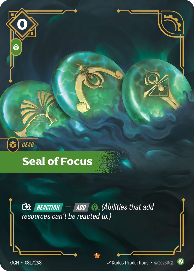 Seal of Focus – OGN-081/298 – Epic