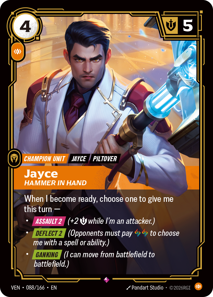 Jayce, Hammer in Hand – VEN-088/166 – Rare