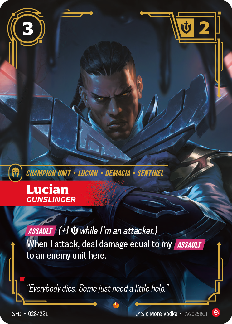 Lucian, Gunslinger – SFD-028/221 – Epic