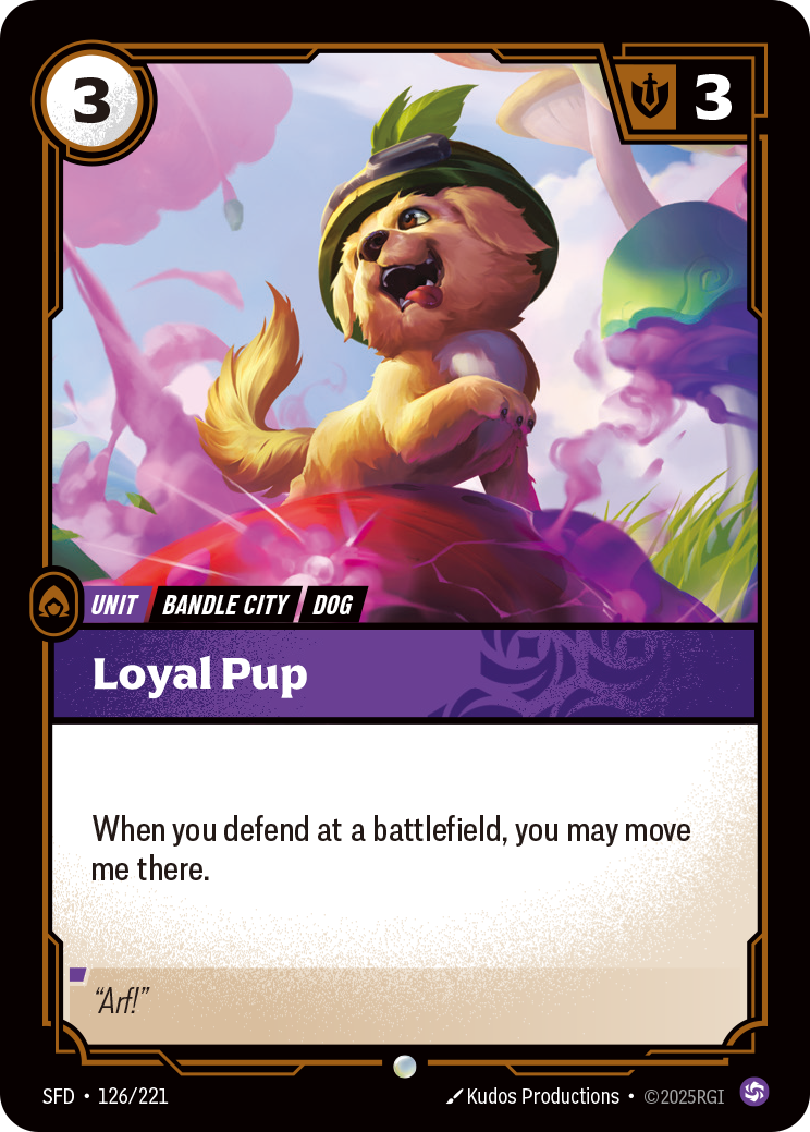 Loyal Pup – SFD-126/221 – Common