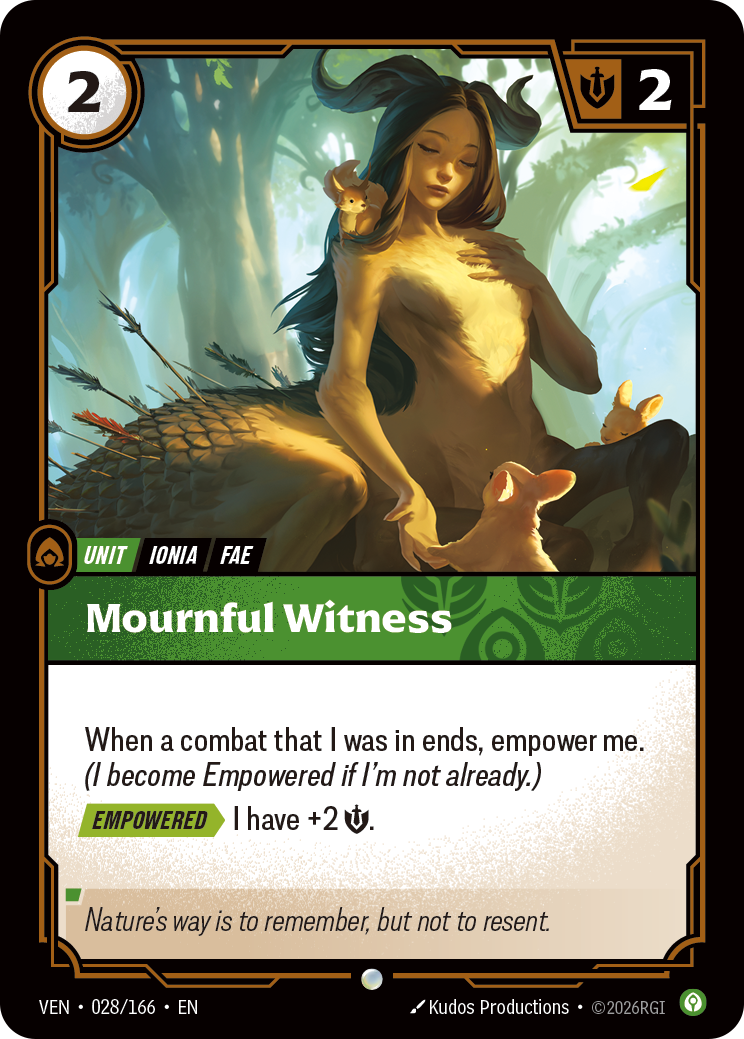 Mournful Witness – VEN-028/166 – Common