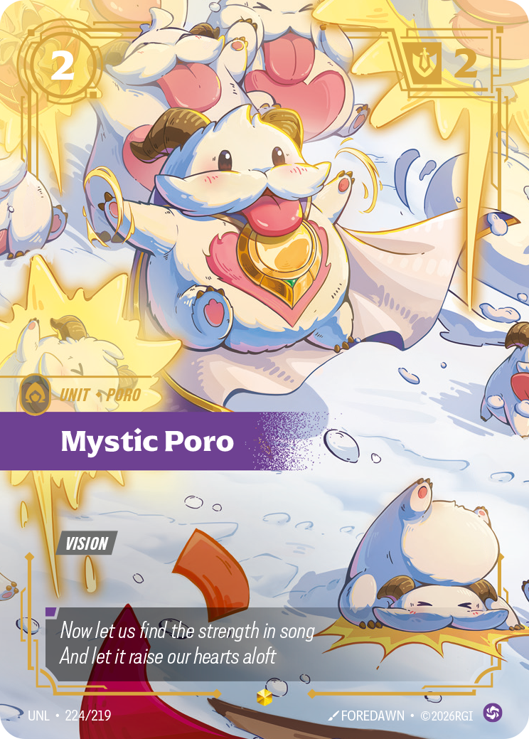 Mystic Poro – UNL-224/219 – OVN
