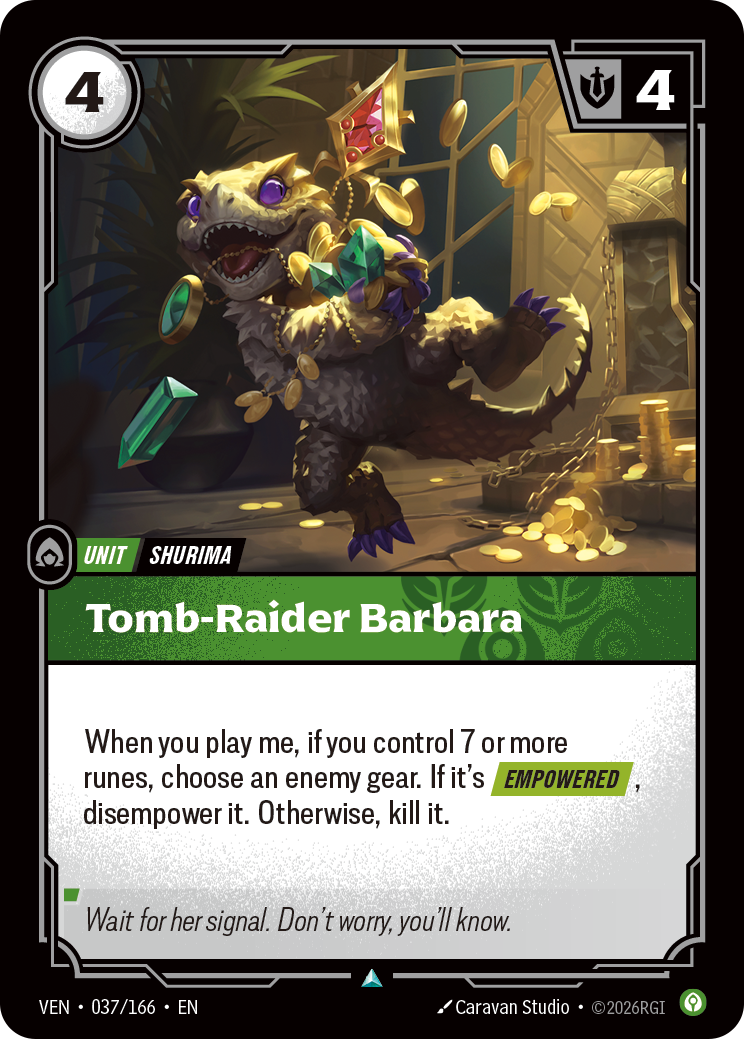 Tomb-Raider Barbara – VEN-037/166 – Uncommon