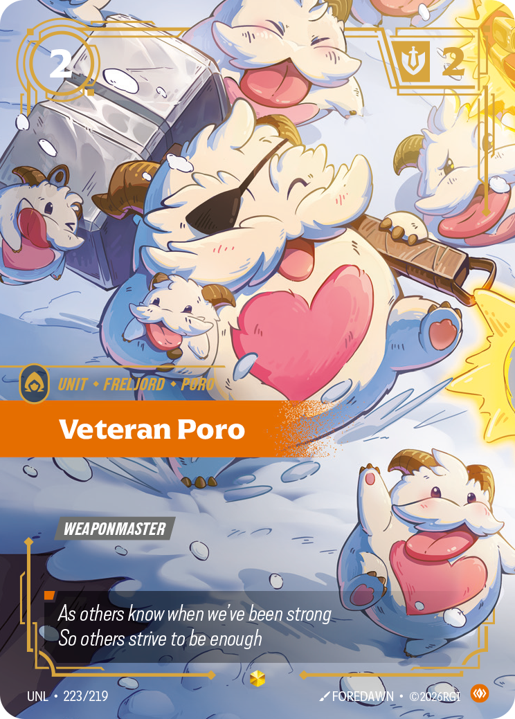 Veteran Poro – UNL-223/219 – Common