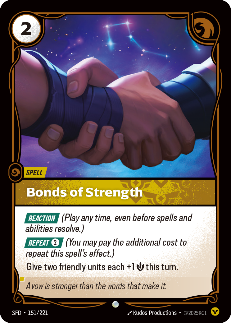 Bonds of Strength – SFD-151/221 – Common