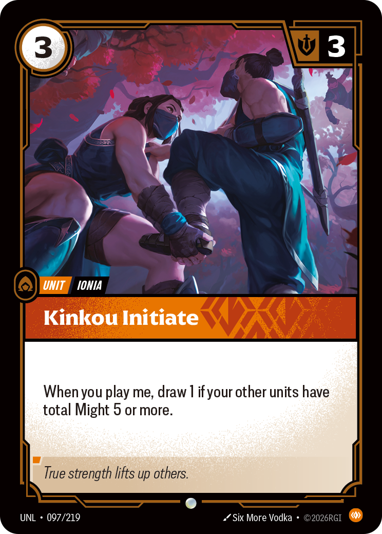 Kinkou Initiate – UNL-097/219 – Common