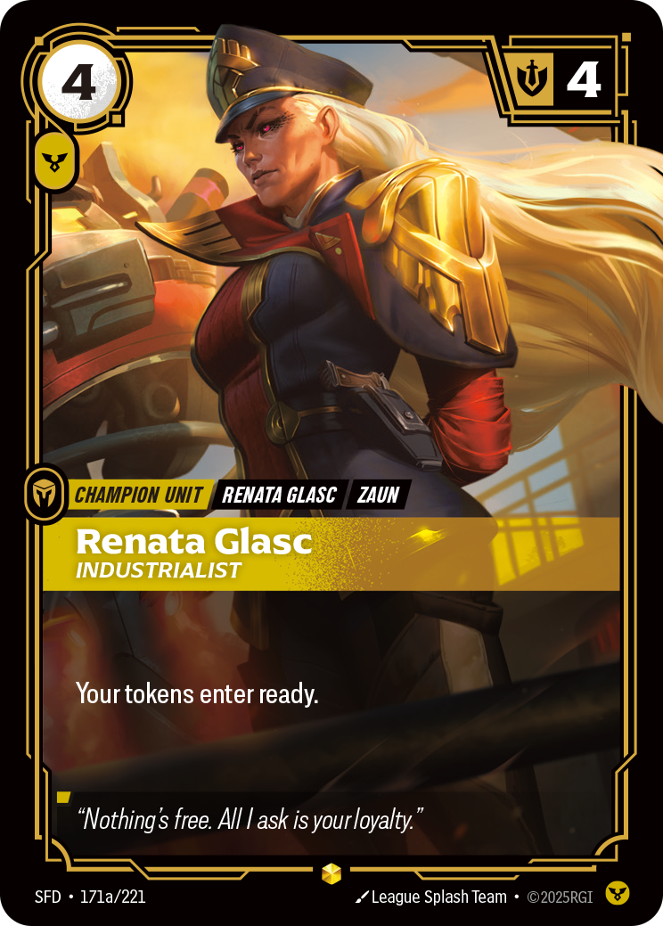Renata Glasc, Industrialist – SFD-171a/221 – Showcase
