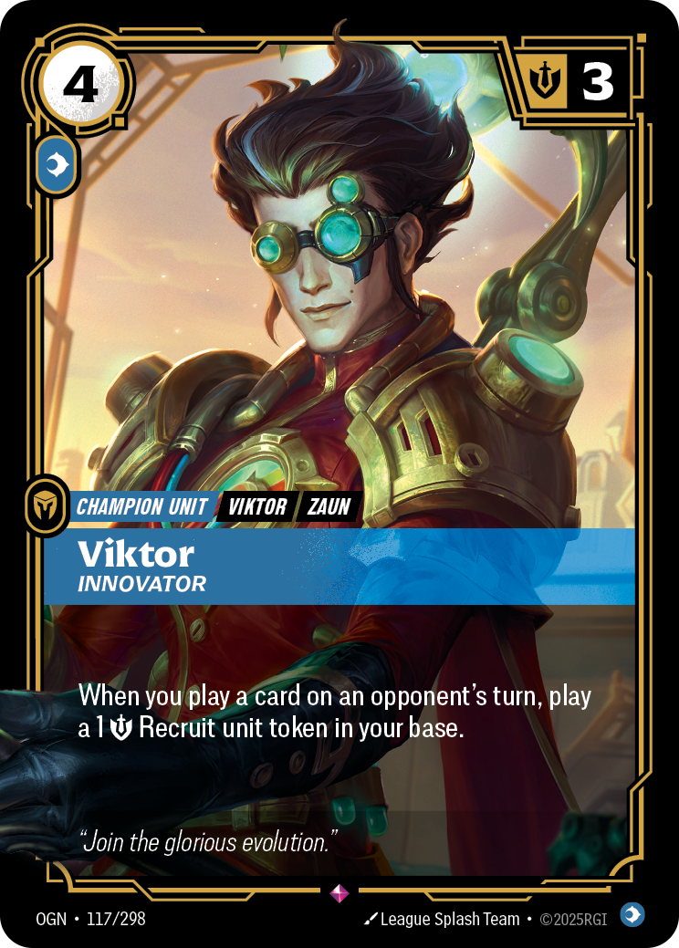 Viktor, Innovator – OGN-117/298 – Rare