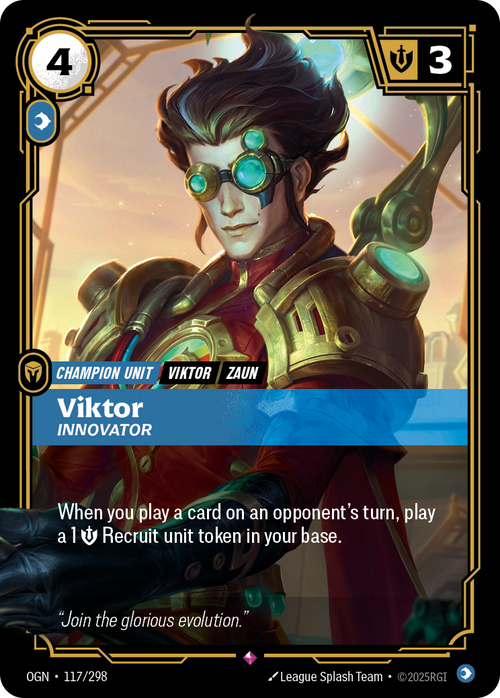 Viktor, Innovator – OGN-117/298 – Rare