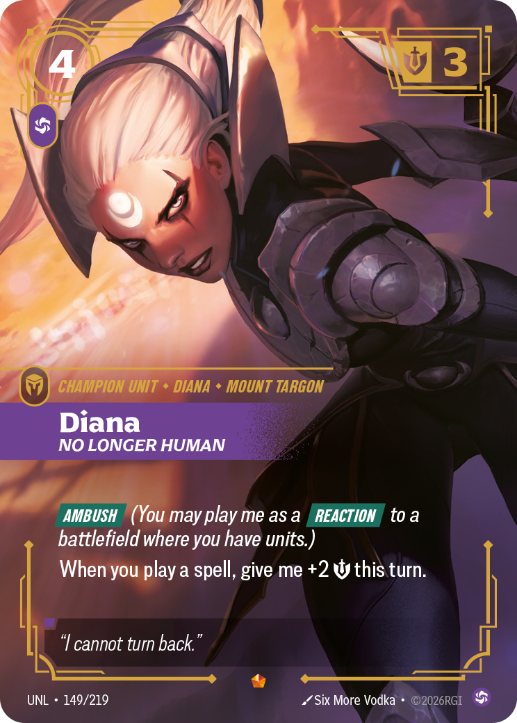 Diana, No Longer Human – UNL-149/219 – Epic