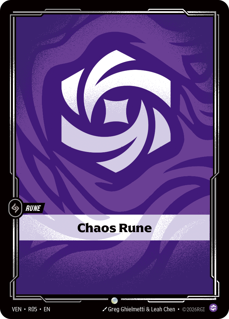 Chaos Rune – VEN-R05 – Common